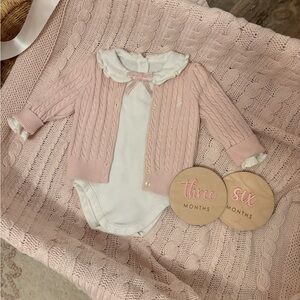 Baby Ralph Lauren cable-knit cardigan